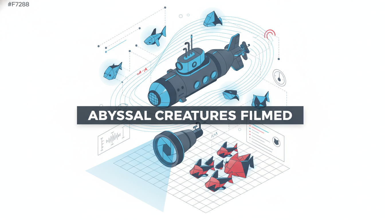 Creature degli abissi filmate per la prima volta.