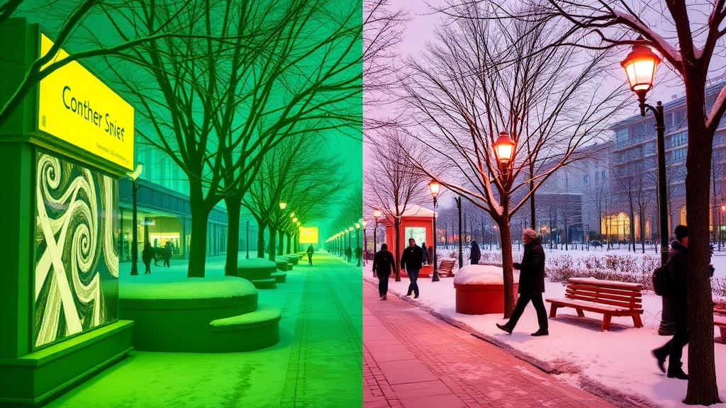 Winter Visual Perception Mechanisms in Cold-Region Outdoor Public Spaces: An Eye-Tracking-Based Built-Environment Framework for Evaluation and Design